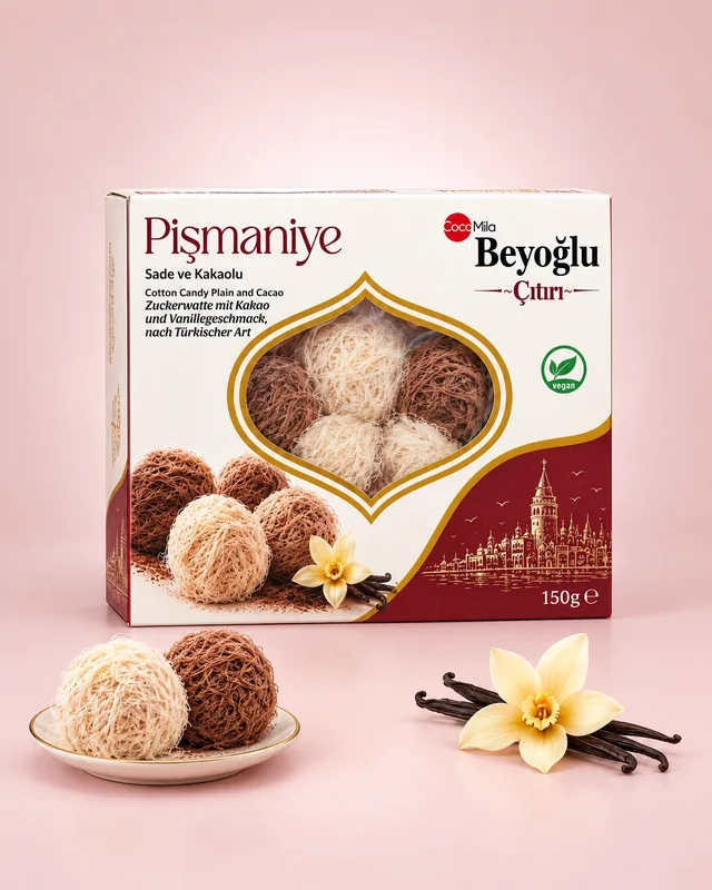 Pişmaniye Sade ve Kakaolu — 150 g