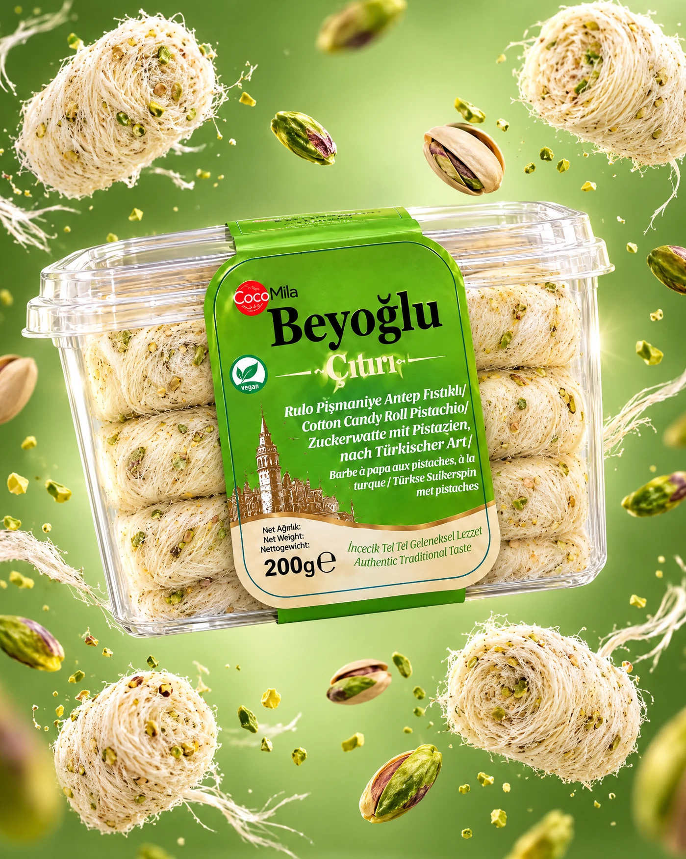 Rulo Pişmaniye Antep Fıstıklı — 2